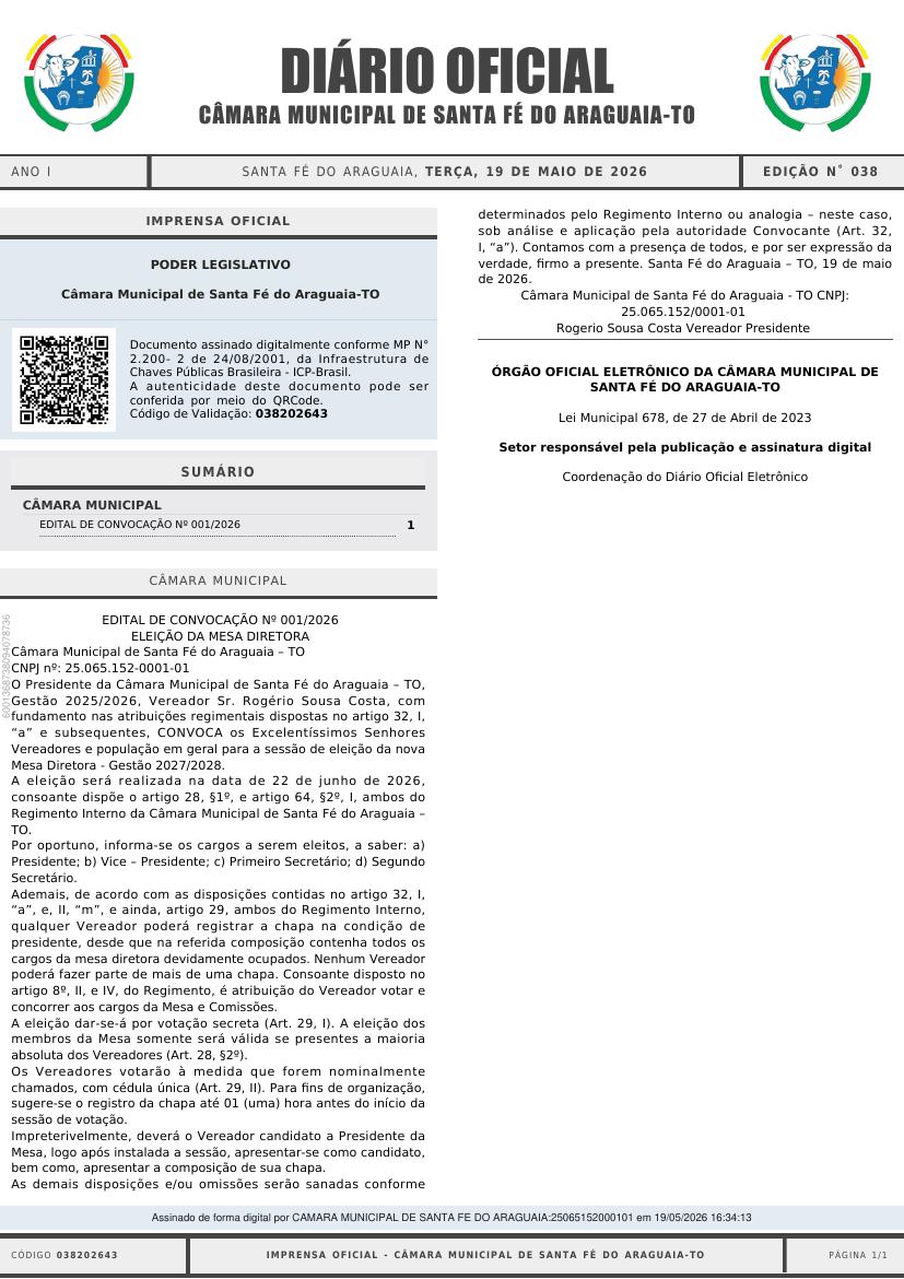 Capa da edição