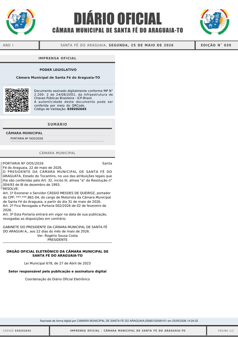 Capa da edição